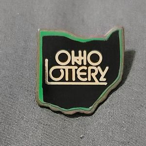 Vtg Ohio Lottery Lapel Pin
